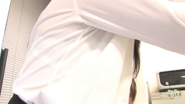 Her cunt is full with cum, and her workdays are full of sex